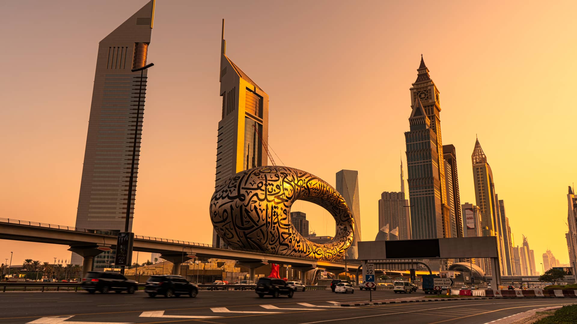 The Museum of The Future Dubai that represents the international deals in Dubai